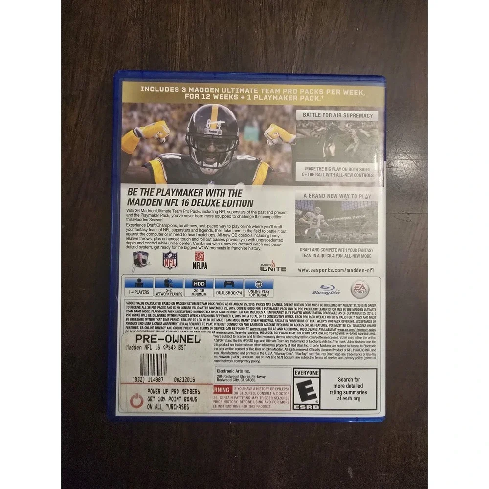 Madden NFL 16 - Deluxe Edition - PlayStation 4  PS4